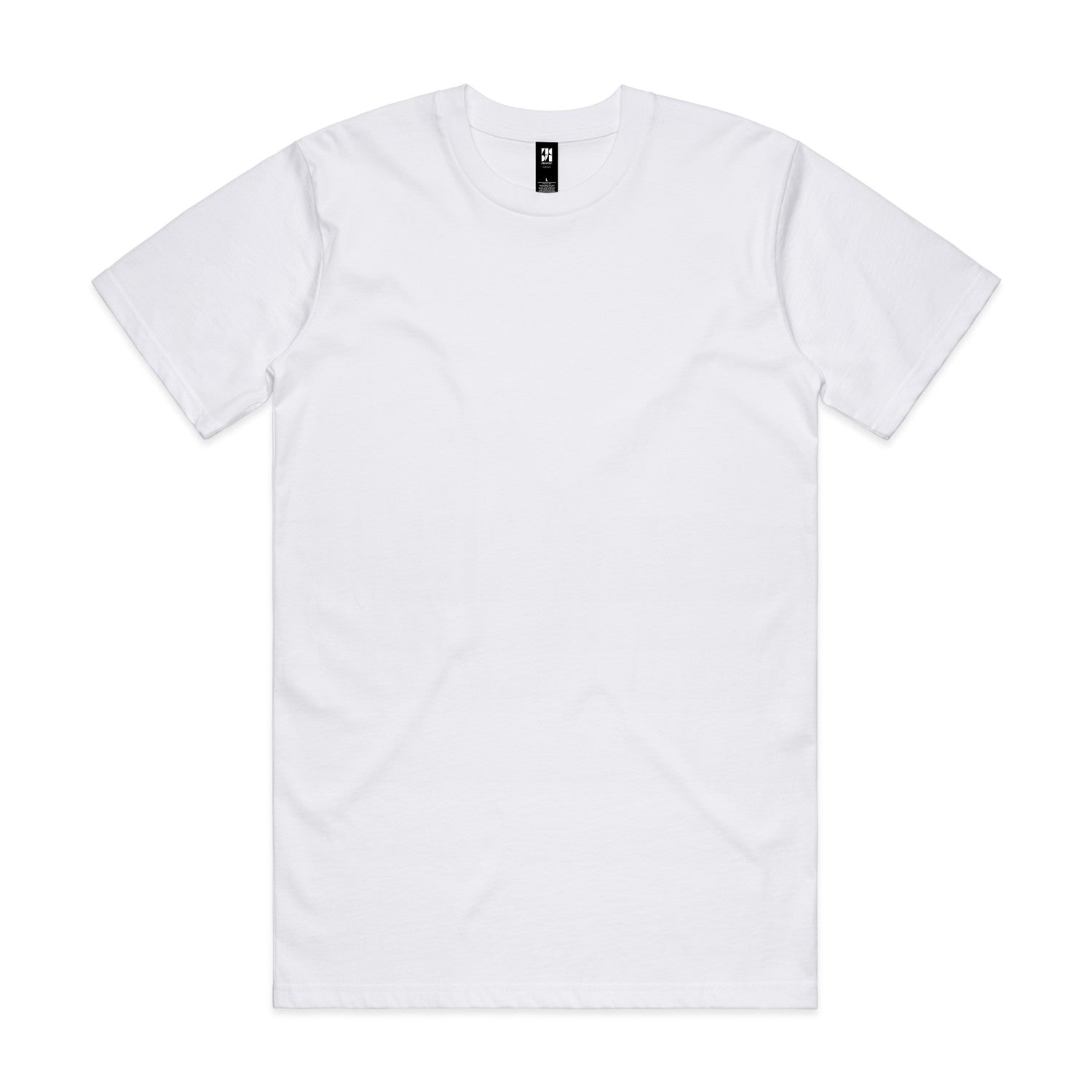 Custom Printed Short Sleeve T-Shirt White