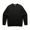Custom Printed Crew Sweatshirt Black