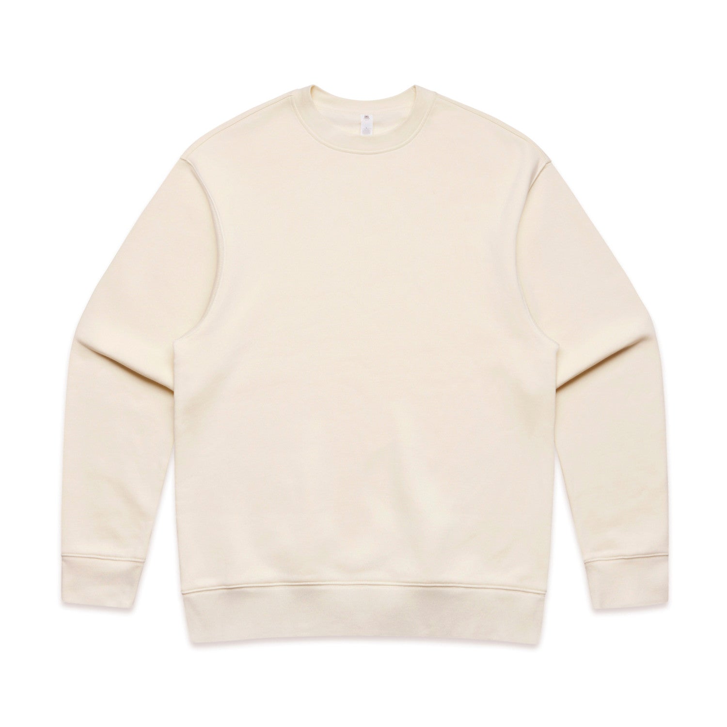 Custom Printed Crew Sweatshirt Ecru